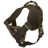Mastiff Nylon Dog Harness with Chest Plate and Handle