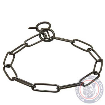 Black Stainless Steel Dog Chain Collar for Mastiff