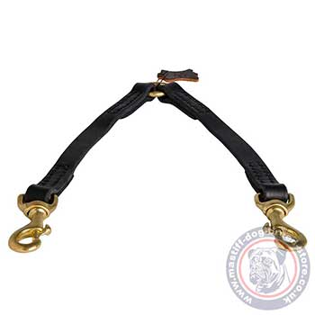 Leather Dog Lead Coupler