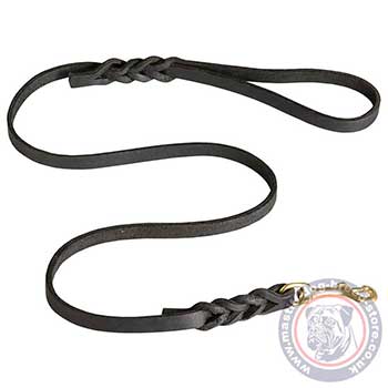 Leather Dog Lead for Mastiff