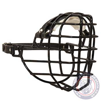 Rubberized Dog Cage Muzzles for Mastiffs