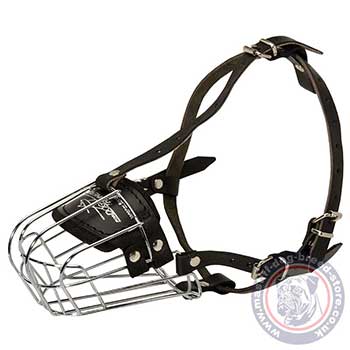 Dog Basket Muzzle for South African Boerboel Mastiff