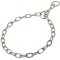 Steel Dog Chain Collar for Mastiff, 3.2 mm Chrome Plated Wire