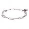 Stainless Steel Chain Dog Collar with Long Links of 3 mm Wire for Mastiff