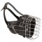 Basket Cage Dog Muzzle for Mastiff with Leather Lining