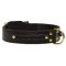 Braided Leather Collar for Mastiff, Wide 2 Ply Leather