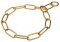 Dog Collar Choker for Mastiff, Brass Fur Saver with 4 mm Gauge
