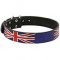 Handmade Dog Collar for Mastiff Training and Walking "Union Jack"