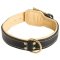 Soft Padded Leather Dog Collar for Mastiff Breeds XL Dogs