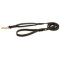 Braided Leather Mastiff Dog Leash with 2 Handles