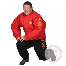 Police Dog Training Suit for Work with Mastiff