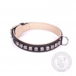 Mastiff Leather Collar For Large Dog "Cube"