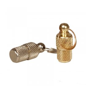 Dog ID Tag Brass Tube for Harness and Collar