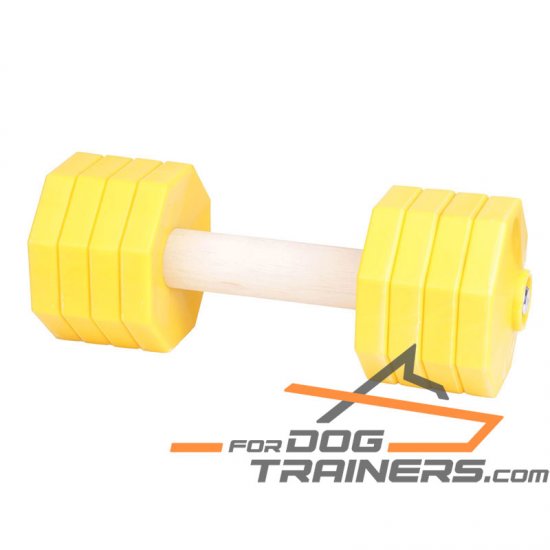 Buy Wooden Dumbbell for Schutzhund Training 'Freedom and Adventure'
