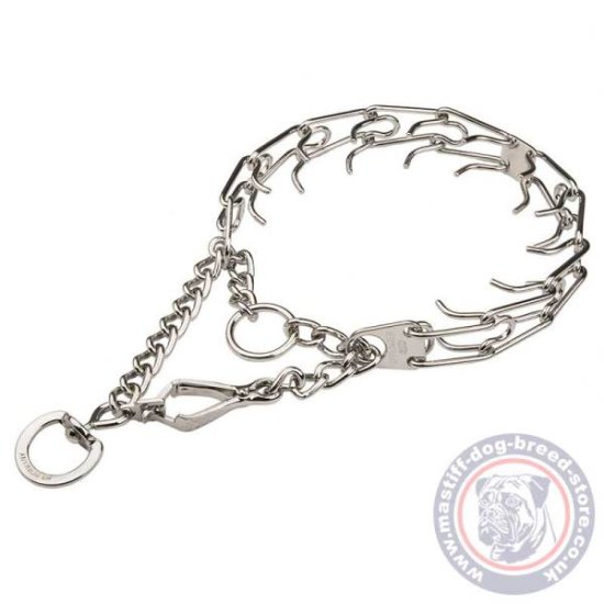 Mastiff Training Prong Collar Ultra Plus by Herm Sprenger for Big Dogs