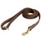 Walking Mastiff Leash Handmade of Soft Genuine Leather & Reliably Stitched