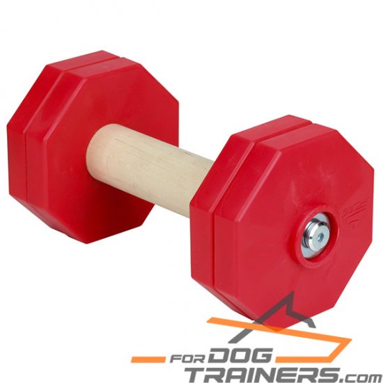 Buy Wooden Dumbbell for Schutzhund Training 'Body Builder'