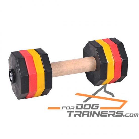 Buy Wooden Dumbbell for Schutzhund Training 'Easy Lifting'