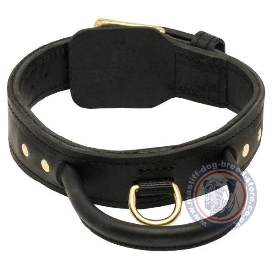 Mastiff Dog Collar with Handle for Effective Dog Training