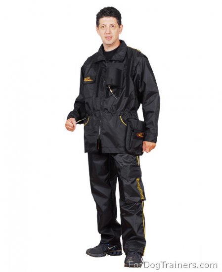 Protective Suit for Dog Training for a Mastiff Handler