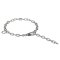 Mastiff Chain Collar with Lock, Glossy Chrome-Plated Steel