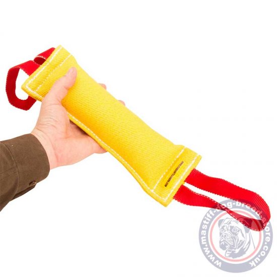 Dogue De Bordeaux Training Biting Tug Toy with Handles
