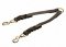 Dog Lead for Two Dogs of Braided Leather for Mastiff