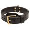 Bullmastiff Dog Collar, 2 Ply Genuine Leather, Extremely Strong