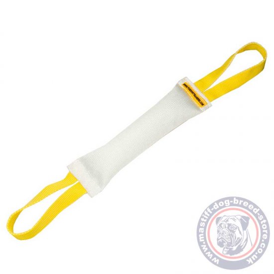 Dog Tug Toy for Mastiff Training Biting with Two Handles