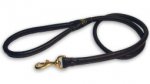 Extra Strong Dog Lead of Round Leather for a Big Boerboel Mastiff
