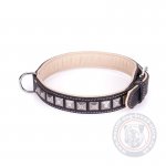 Mastiff Leather Dog Collars "Pyramid"