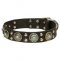 Luxury Dog Collar Designs for Big Dogs with Studs and Rinestones