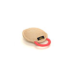 Jute Dog Tug with Handle, Round-Shaped