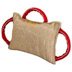 Jute Bite Pillow with 3 Handles for Professional Dog Training