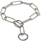 Steel Dog Collar with Chrome Plating for Mastiff of 4 mm Gauge