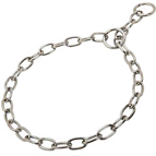 Steel Dog Chain Collar for Mastiff, 3.2 mm Chrome Plated Wire
