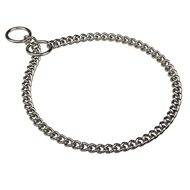 3 mm HS Choke Chain Dog Collar with Chrome-Plating for Mastiff Breeds
