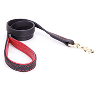 Leather Dog Leash For Mastiff "Handicraft"