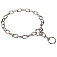 Mastiff Dog Chain Choker with Wide Links and Chrome Plating