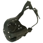 Best Leather Dog Muzzle for Great Dane K9 Training