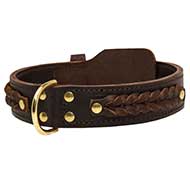 Dogue De Boraux Collar Braided Design