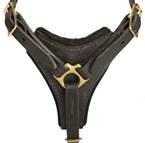 Dog Tracking Harness With Triangle Chest XL Brown