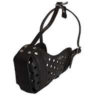 Great Dane Basket Muzzle for Mastiff Training and Walking