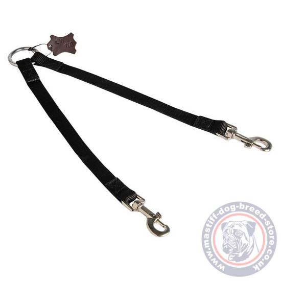 Dog Leash Coupler for 2 Dogs Walking for Strong Mastiff Dogs