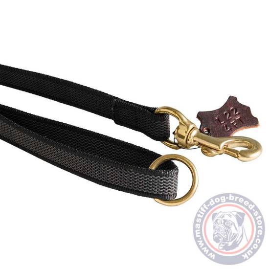 Mastiff Leash for Control with Rubber Stitching, All Weather Nylon