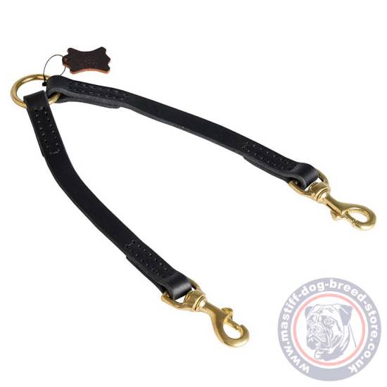 Strong Dog Lead Coupler for Walking 2 Mastiff Dogs